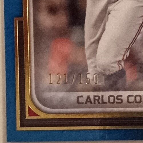 CARLOS CORREA 2023 Topps Museum Collection Sapphire #121/150 - Minnesota Twins - Picture 3 of 5